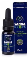 CANNABOSS CBD Oil Έλαιο Κάνναβης CannaDrops – 10ml 5% (500mg)