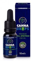 CANNABOSS CBD Oil Έλαιο Κάνναβης CannaDrops – 10ml 10% (1000mg)